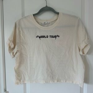 Love & Lazy Days World Tour Grand Pre Graphic Crop Top T-Shirt